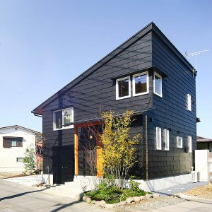 外観｜スキップフロアの家 WAVE［ウェーブ］｜栃木県宇都宮市の注文住宅 NEXT HAUS DESIGN／ネクストハウスデザイン