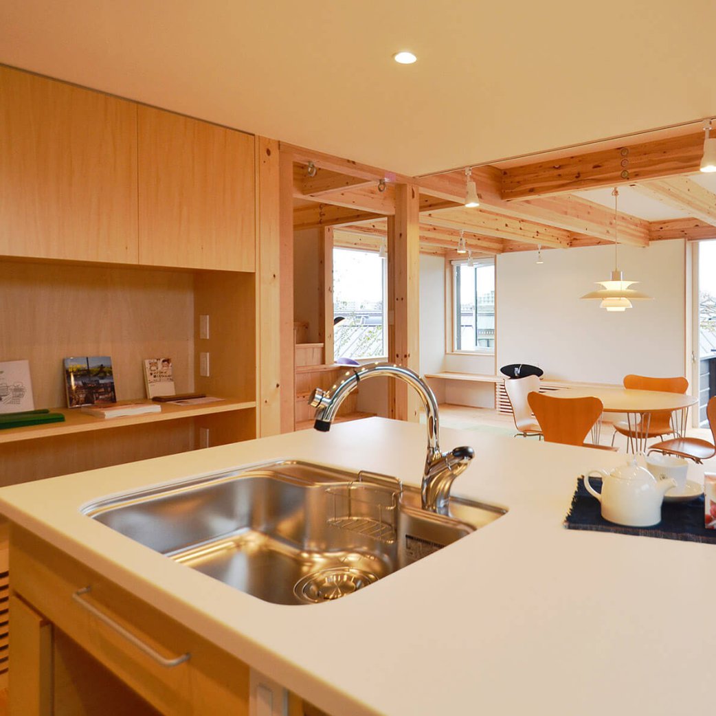 キッチン｜BEAHAUS | S-SERIES｜栃木県宇都宮市で注文住宅を手掛ける NEXT HAUS DESIGN／ネクストハウスデザインの施工例