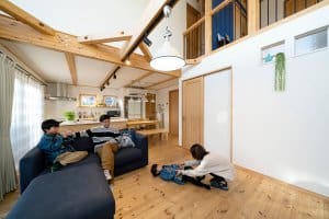 栃木県宇都宮市K様邸｜BOOOTS｜リビング｜NEXT HAUS DESIGN