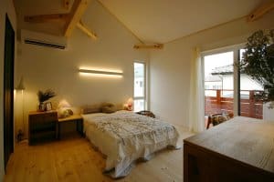 主寝室｜スキップフロアの家 B-CRAFT｜栃木県宇都宮市で注文住宅を手掛ける NEXT HAUS DESIGN のモデルハウス