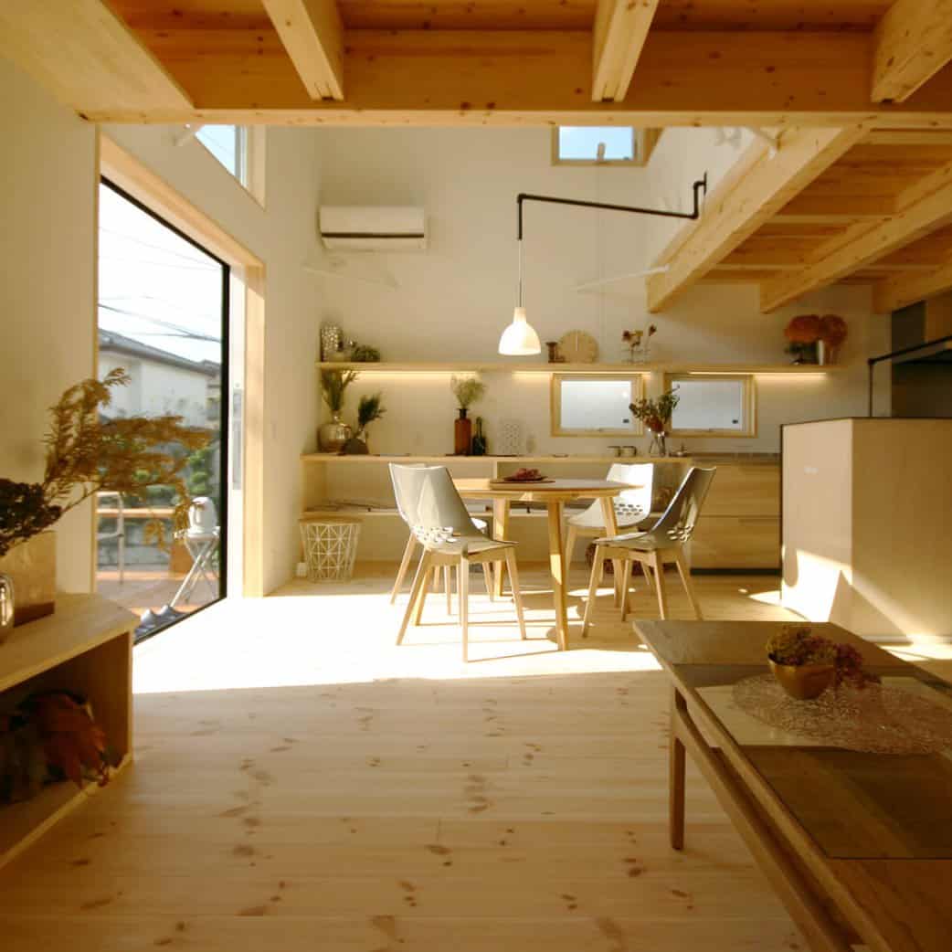 リビングダイニング｜BEAHAUS | N-SERIES｜栃木県宇都宮市で注文住宅を手掛けるネクストハウスデザインの施工例