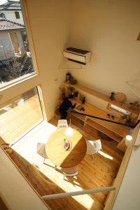 吹き抜け｜BEAHAUS | N-SERIES｜栃木県宇都宮市で注文住宅を手掛けるネクストハウスデザインの施工例