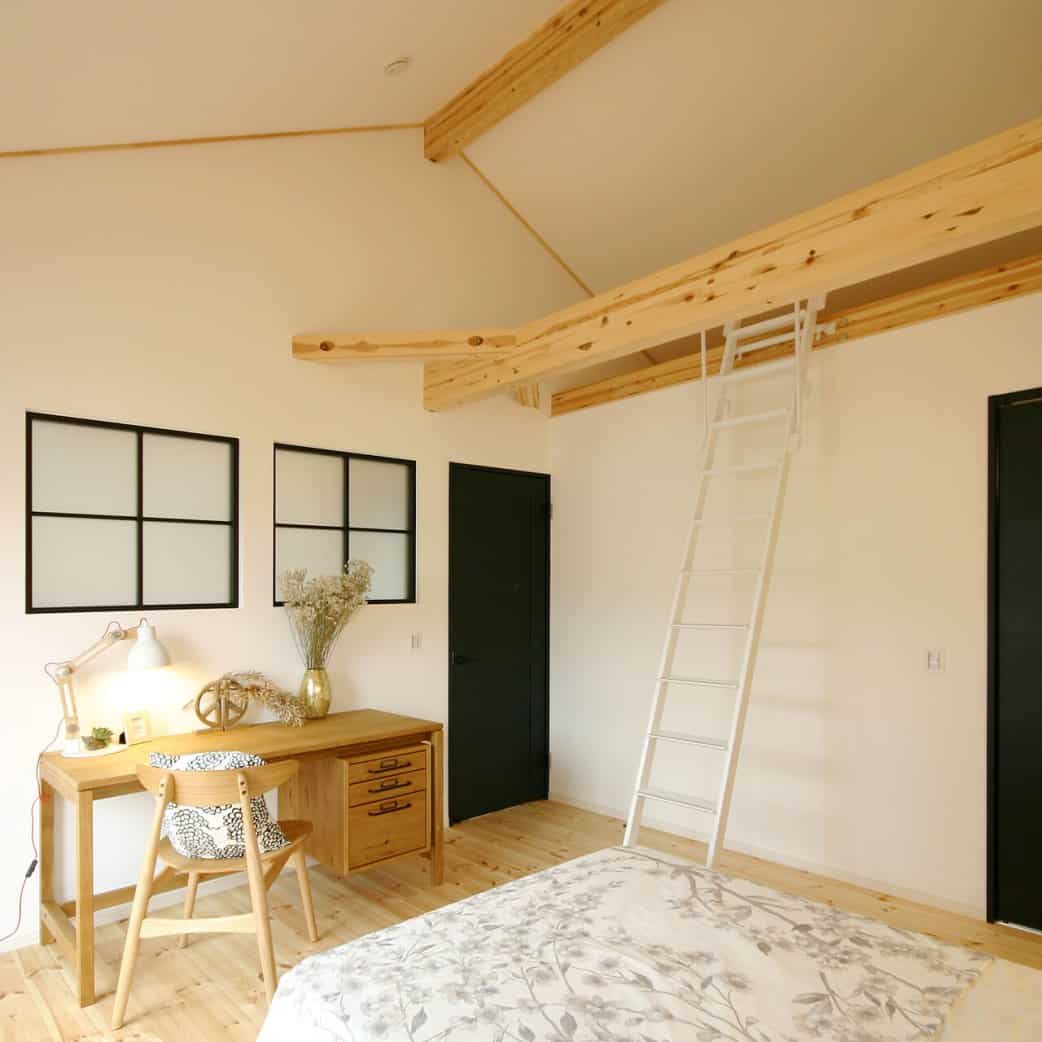 ベッドルーム｜B-CRAFT | BinO｜栃木県宇都宮市で注文住宅を手掛けるネクストハウスデザインの施工例