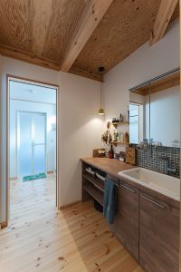 栃木県芳賀郡芳賀町 E様邸｜洗面・脱衣室｜COVACO｜ネクストハウスデザイン