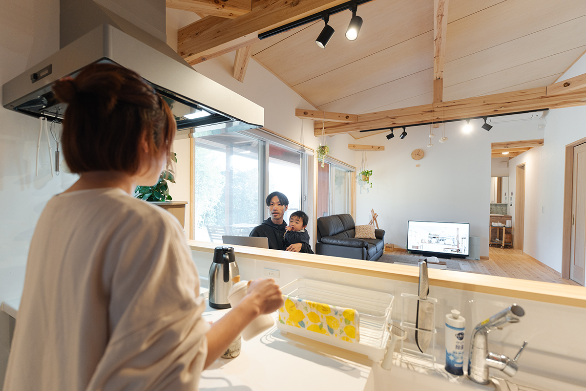 栃木県芳賀郡芳賀町 E様邸｜キッチン｜COVACO｜ネクストハウスデザイン