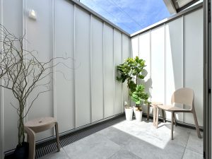おひとりさまの平屋｜ペットと暮らす家｜テラス