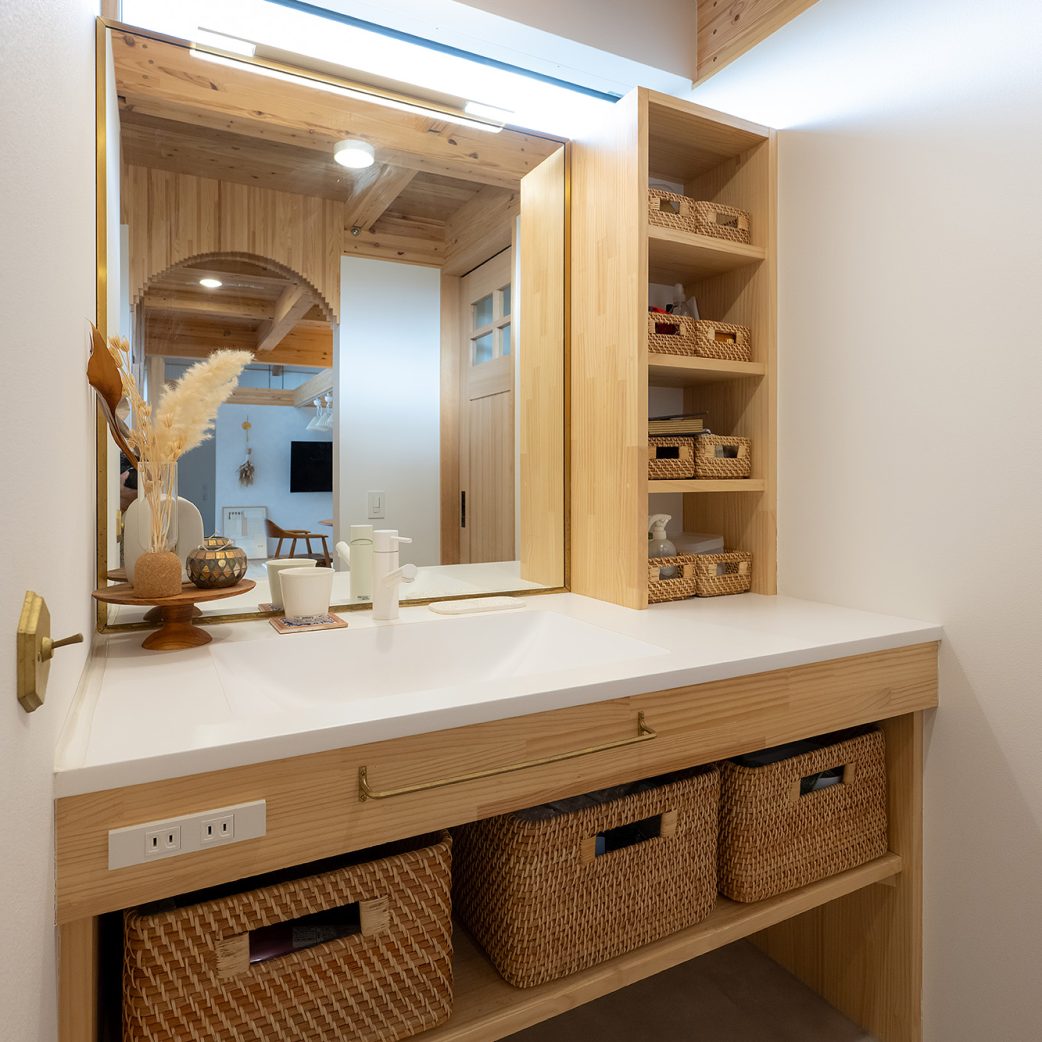 LOAFER 造作洗面化粧台｜ネクストハウスデザイン｜施工例｜宇都宮市