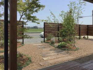 ロフトのある平屋 COVACO 庭｜注文住宅 ネクストハウスデザイン｜施工例