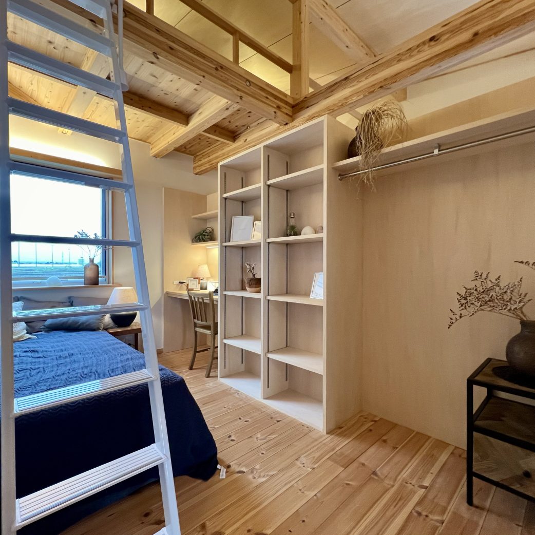 ロフトのある平屋 COVACO 子ども部屋｜注文住宅 ネクストハウスデザイン｜施工例