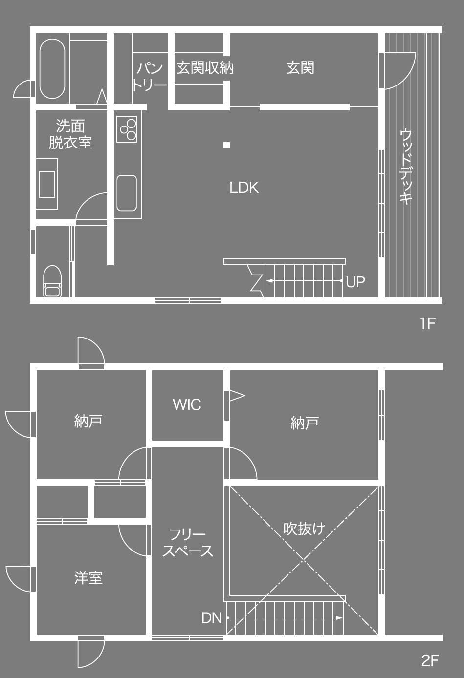 glamp 間取り図 モデルプラン2 栃木県宇都宮市で注文住宅を手掛ける NEXT HAUS DESIGN／ネクストハウスデザインの商品紹介